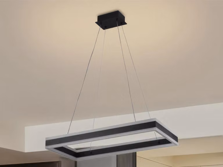 Lampada a sospensione LED con telecomando, 80W - Modello J4324/B