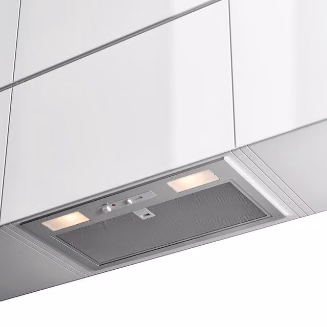 Cappa a incasso Faber Inka Smart HCX A52 argento con display LED L: 52 cm