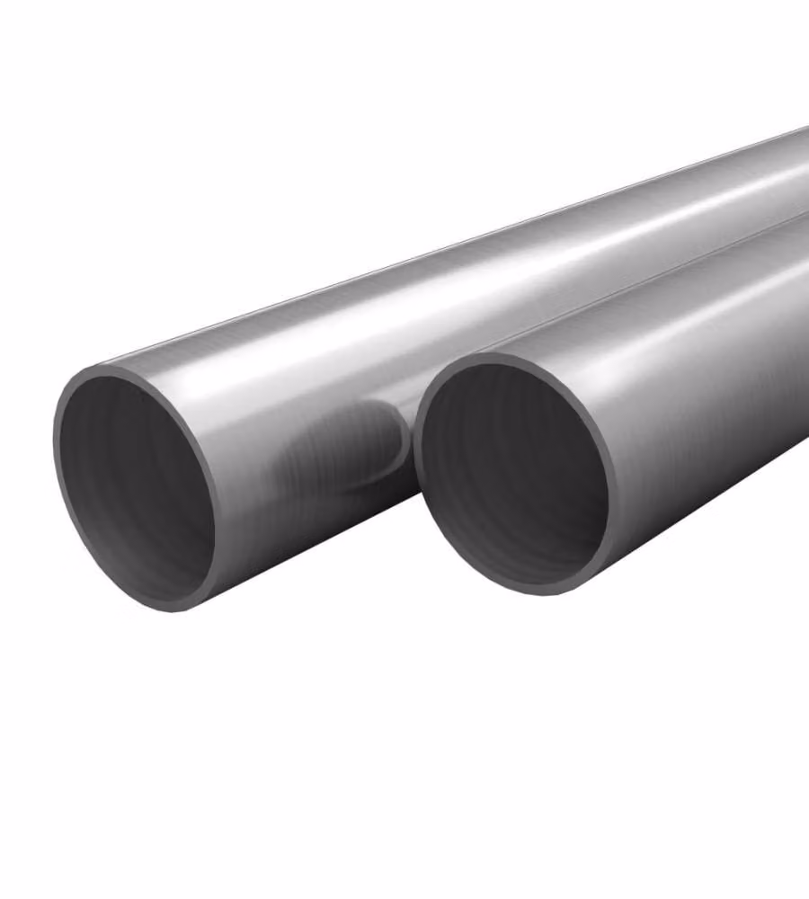 Tubi in Acciaio Inossidabile Rotondi 2 pz V2A 2m Ø42x1,8mm