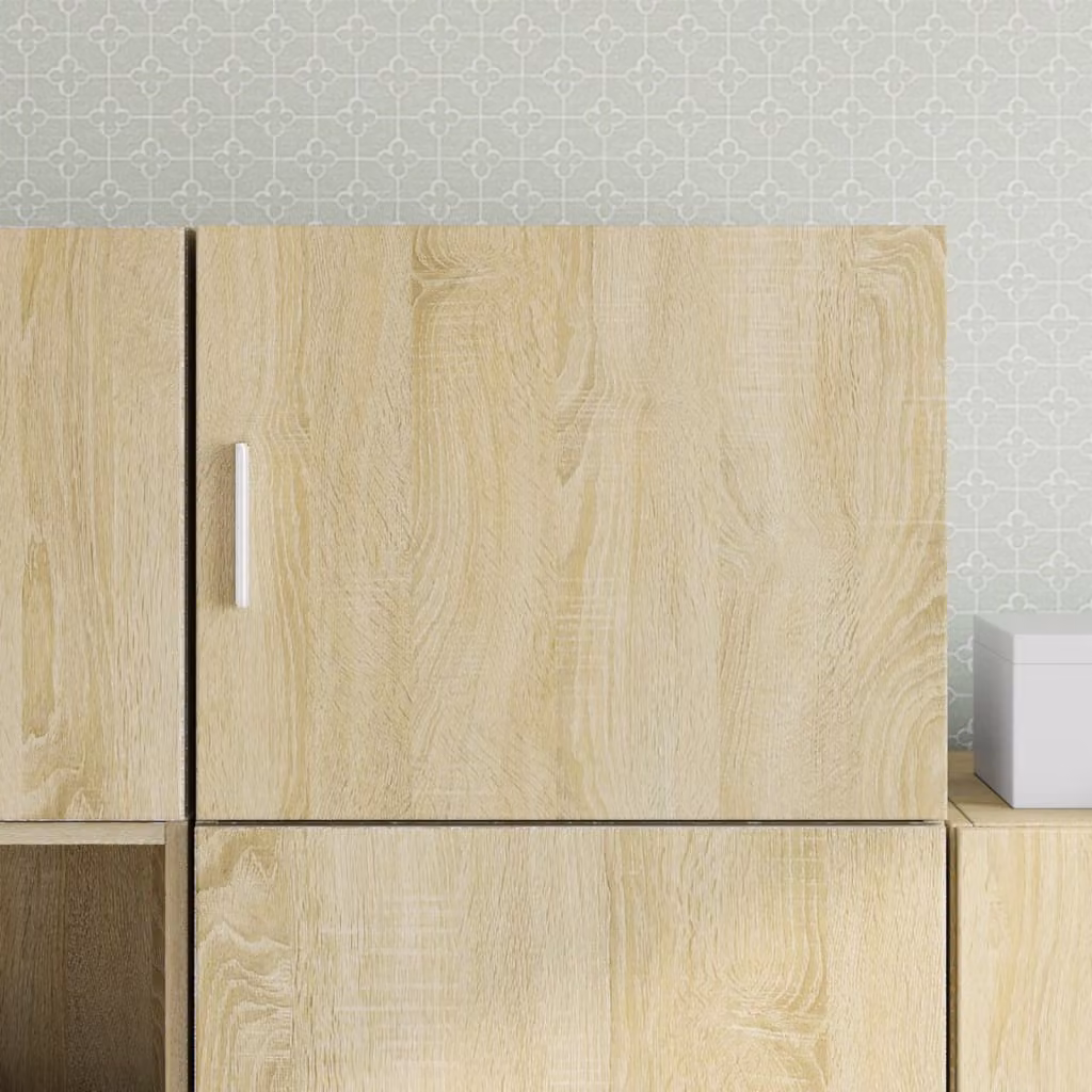 Mobile a parete vidaXL in legno multistrato Rovere Sonoma, L 50 cm x P 42,5 cm x H 40 cm