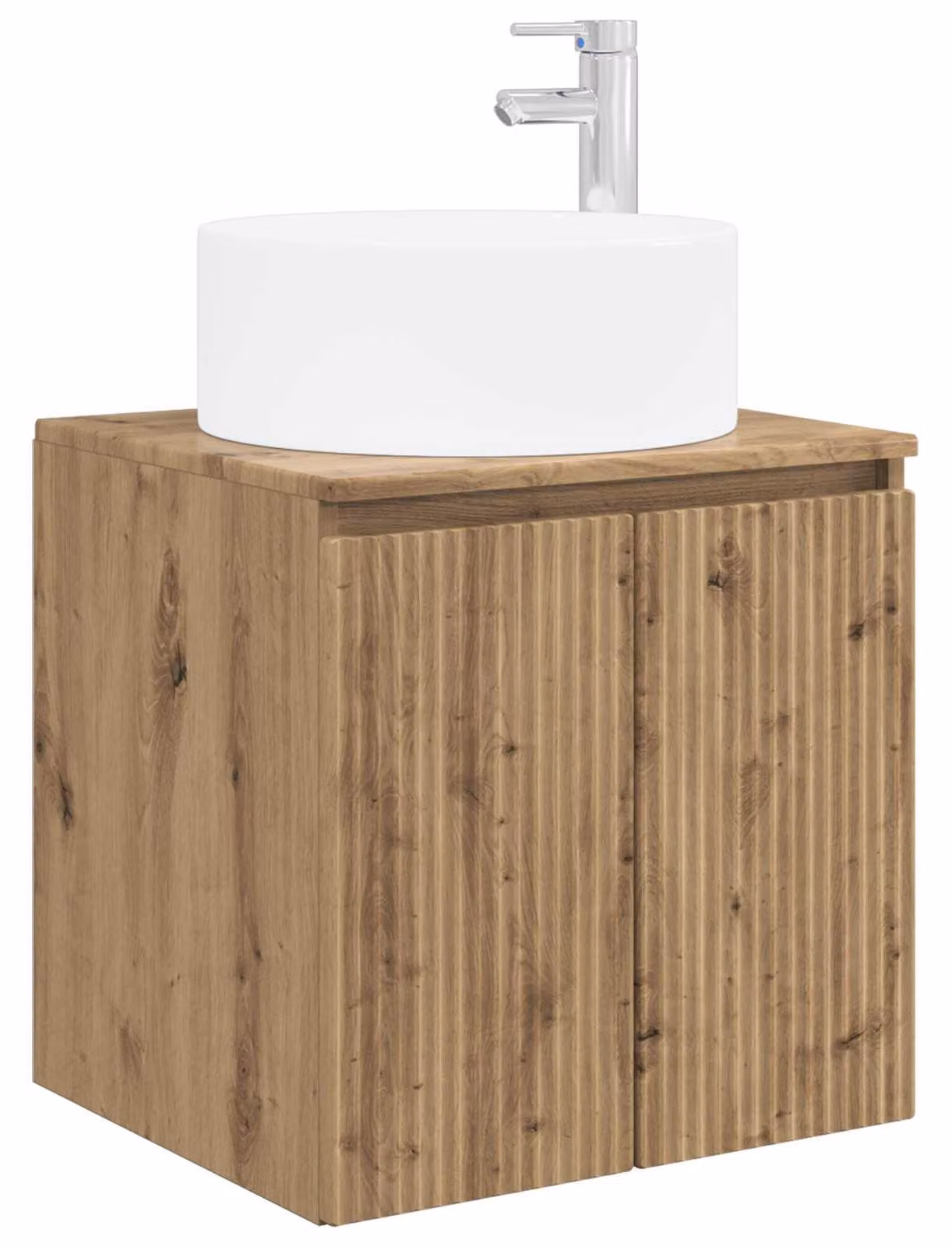Mobile lavabo da parete Rovere Artigianale