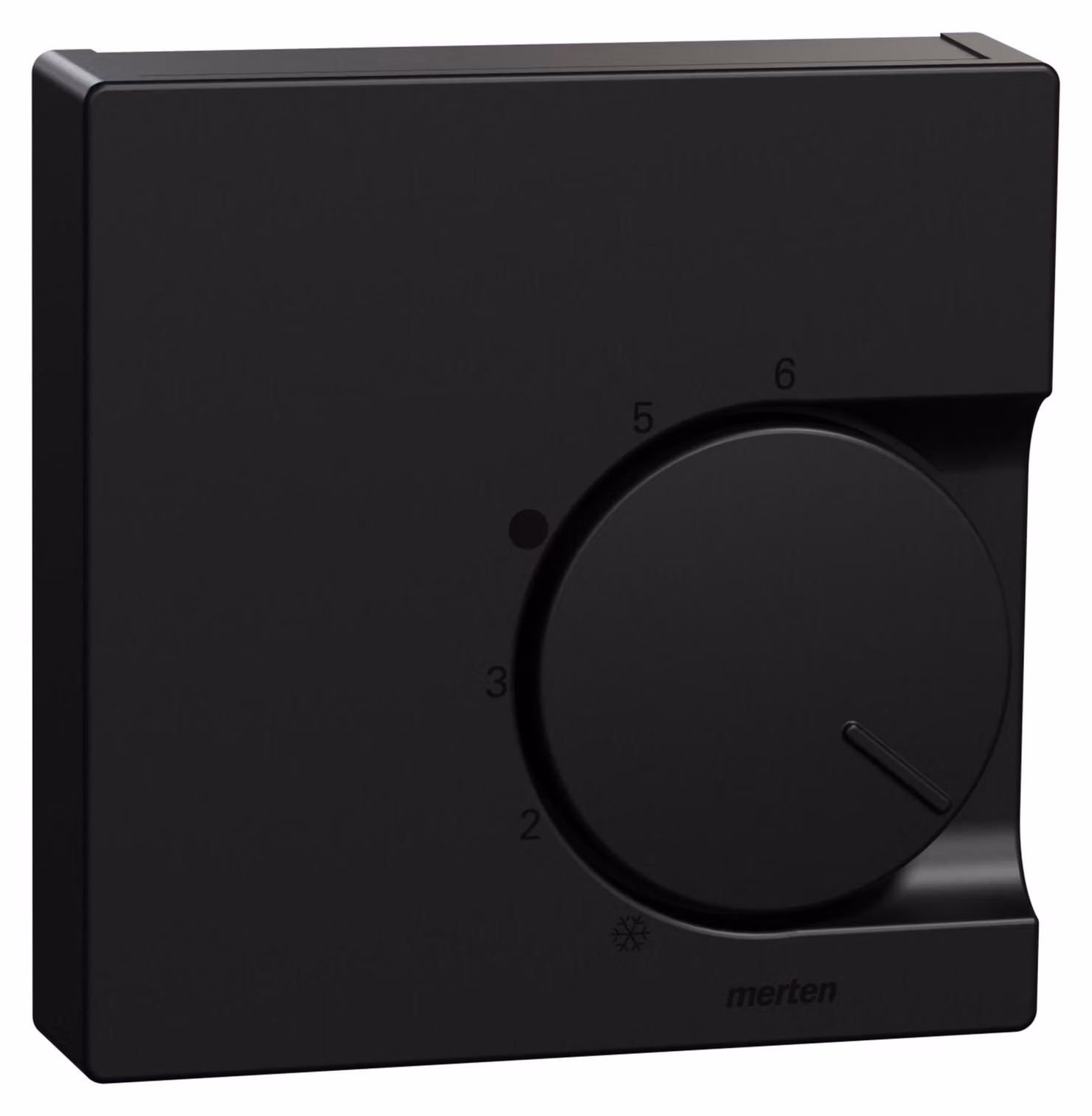 Merten Piastra centrale nero opaco Termostato ambiente MEG5762-0403 (MEG5762-0403)