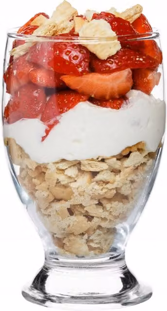 Bicchiere KADAX per dessert, succhi, cocktail, bevande, tazza in vetro da 300 ml