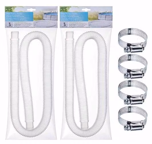 Tubo di irrigazione per piscine, diametro 3,25 cm - Materiale: polietilene flessibile - Resistente alle perdite e durevole - Compatibile con pompe filtro da 330/530/1000 GPH - Tubo di irrigazione per piscine