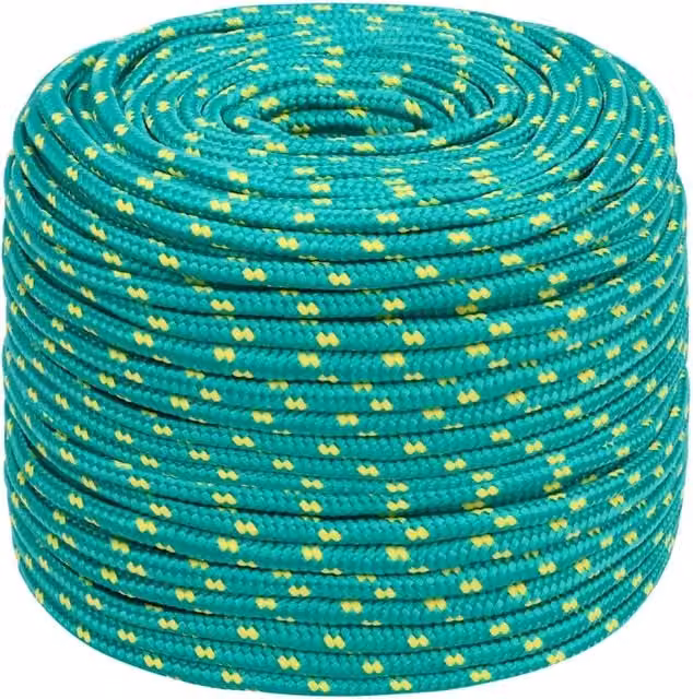 Corda in polipropilene verde DESIGN IN per barca, diametro 10 mm, lunghezza 250 m