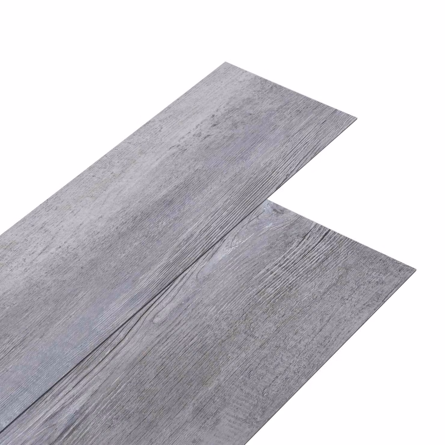 Plance per pavimenti autoadesive in PVC vidaXL effetto legno grigio moderno