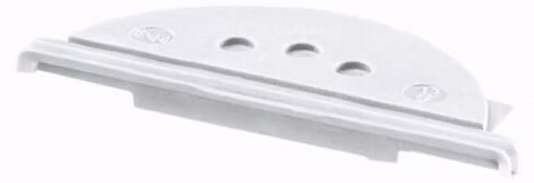 Busch-Jaeger 2134 W-54 Entrata cavi, 2 prese chiuse bianco alpino