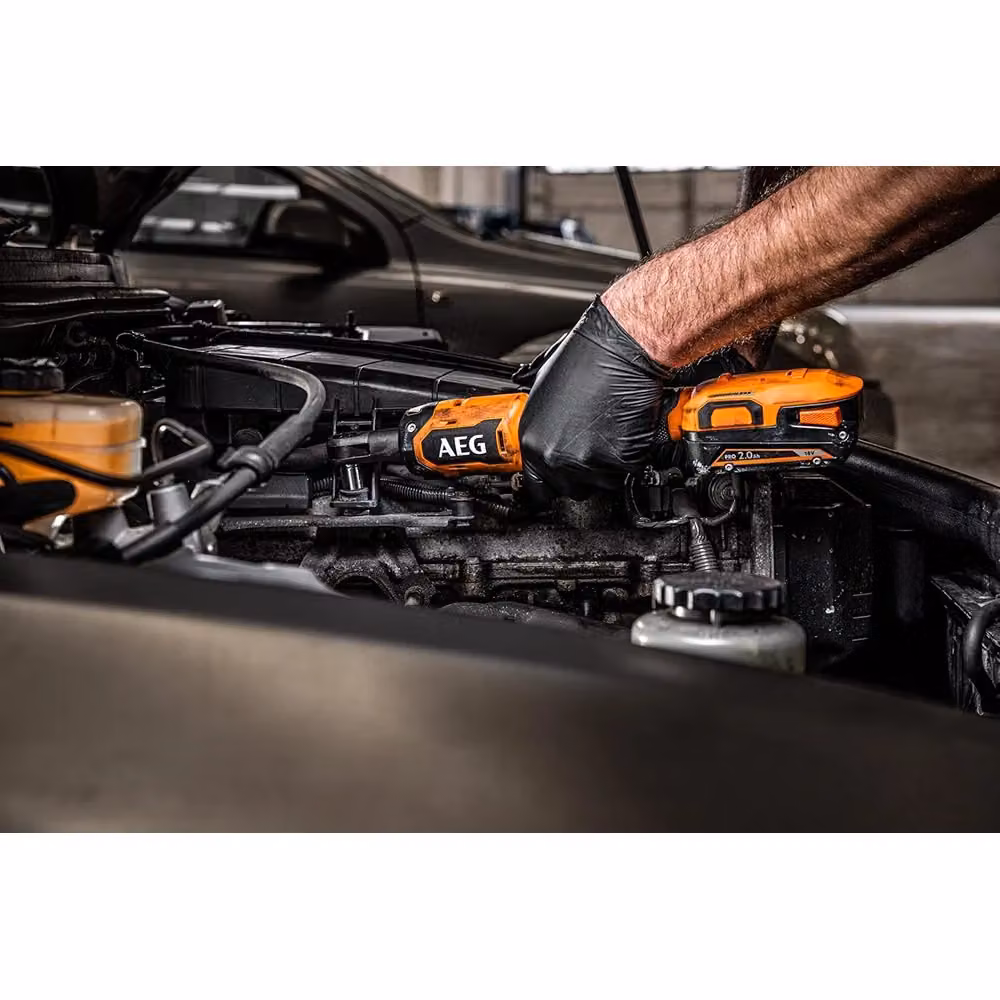 Cricchetto a batteria compatto AEG BSS18SR14BL-0 Brushless 1/4" 61Nm 18V Arancione – 2