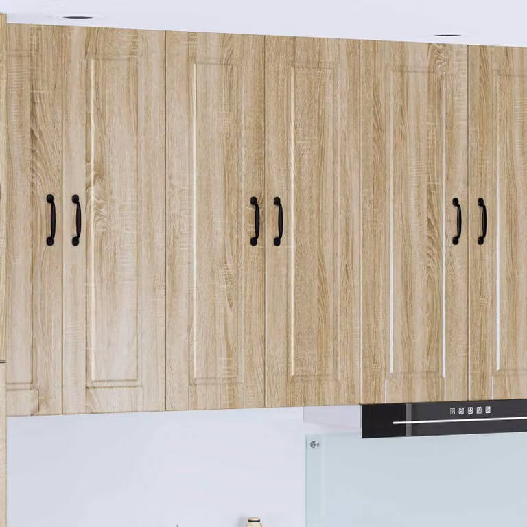 Armadietto a muro da cucina vidaXL PORTO in Rovere Sonoma, marrone, L: 60 cm, P: 31 cm, H: 100 cm