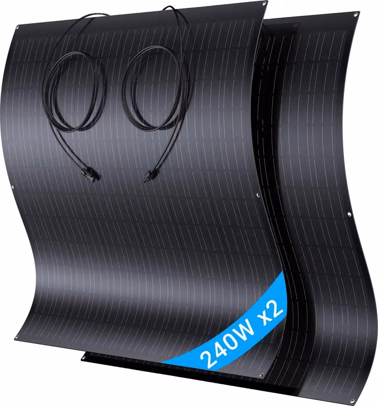 Sistema solare, Pannelli flessibili, Alta efficienza, 240W * 2
