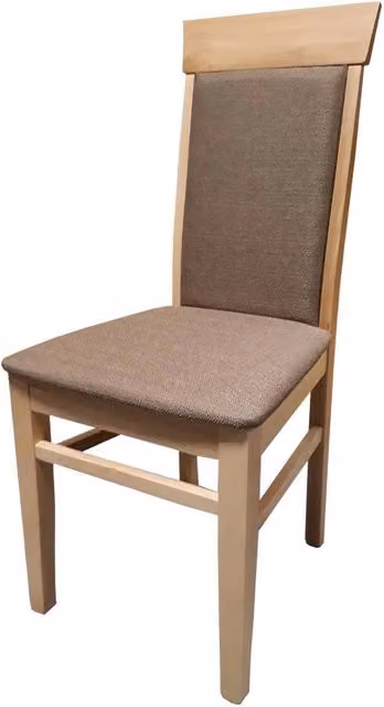 Sedia OLI CASA VITAL in legno di faggio e tessuto marrone o grigio per la tua sala da pranzo