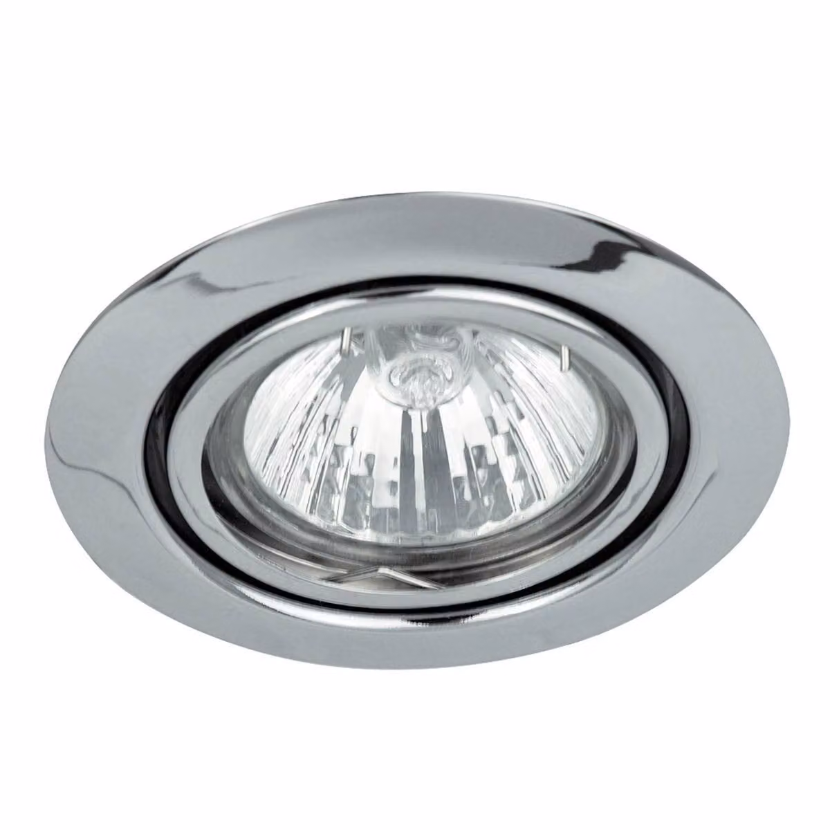 Faretto moderno da incasso relight Ø 86 cm cromo
