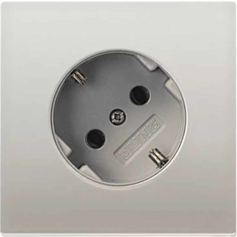 Jung ES2520-45 Presa SCHUKO® a 45°, 16 A 250 V ~ Acciaio inossidabile