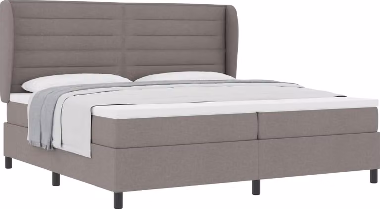 Letto a molle con materasso Talpa 200 x 200 cm Tessuto