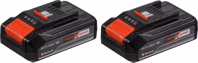Batteria ricaricabile Einhell Power X-Change 2x 18V 2,5Ah PXC-Twinpack CB
