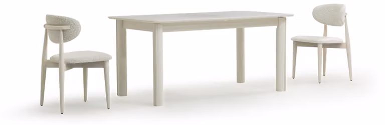 Set da pranzo 5 pezzi – Tavolo da pranzo e 4 sedie in stile moderno