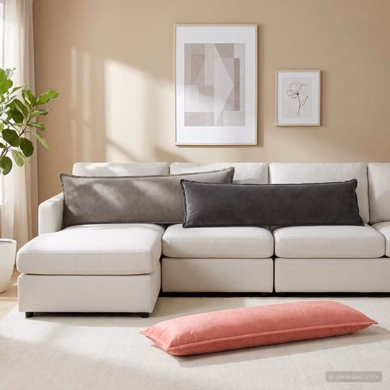 Federa HOUTEN vidaXL in velluto grigio, L 145 x P 40 cm