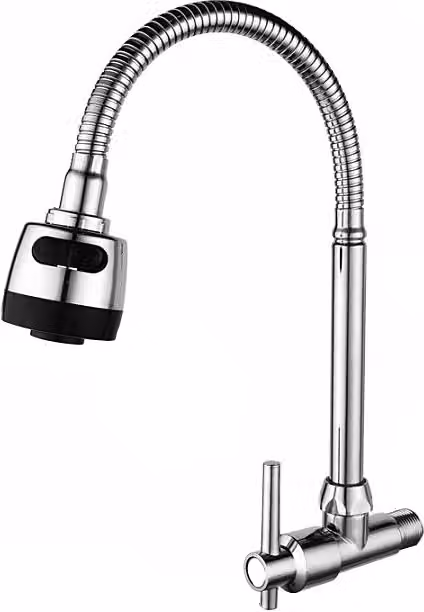 INF Rubinetto da cucina a parete - Bocca girevole a 360°