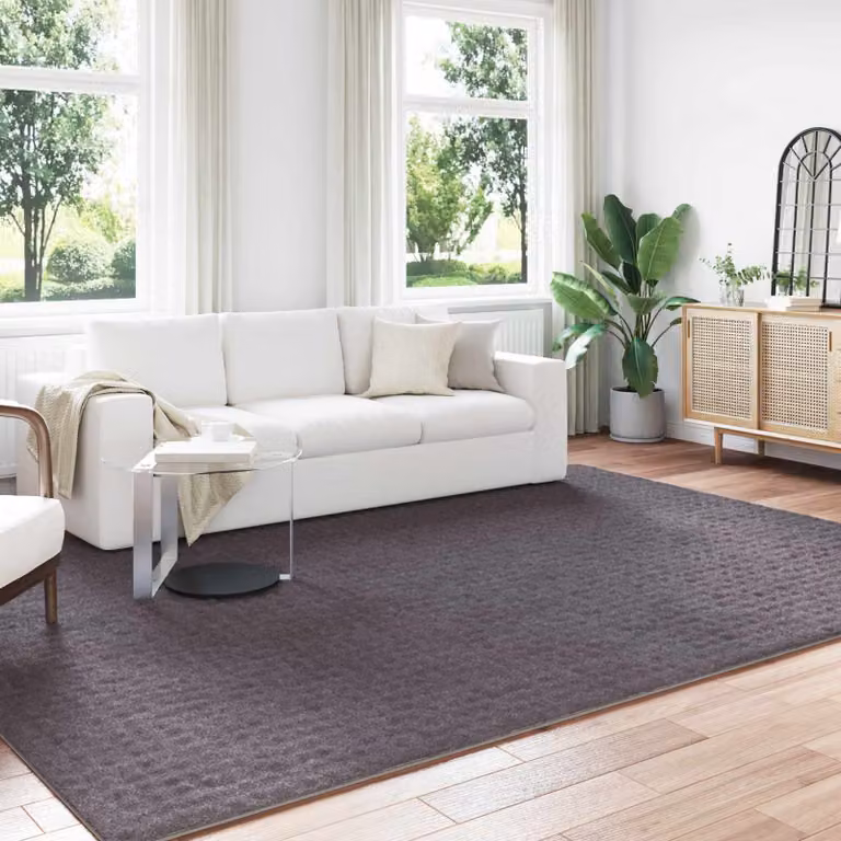 vidaXL Tappeto per area SIROLO Antracite in Poliestere, L 340 x P 240 cm