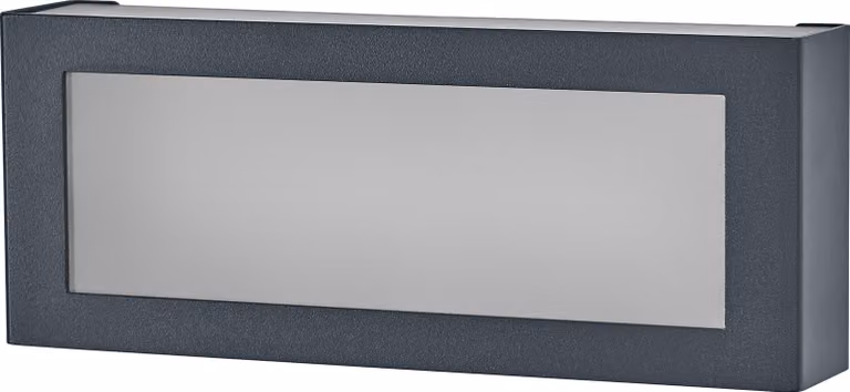 OSRAM Endura Style Applique LED Nova, 10W, 3000K bianco caldo, 700 lm, IP54, alluminio grigio scuro, 3 vie