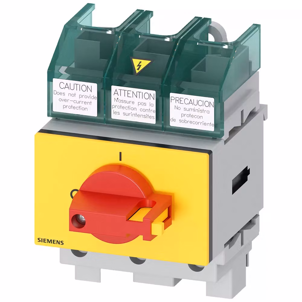 Siemens SENTRON, sezionatore 3LD5 UL, interruttore di arresto di emergenza, a 3 poli, omologato 3LD52000TK13