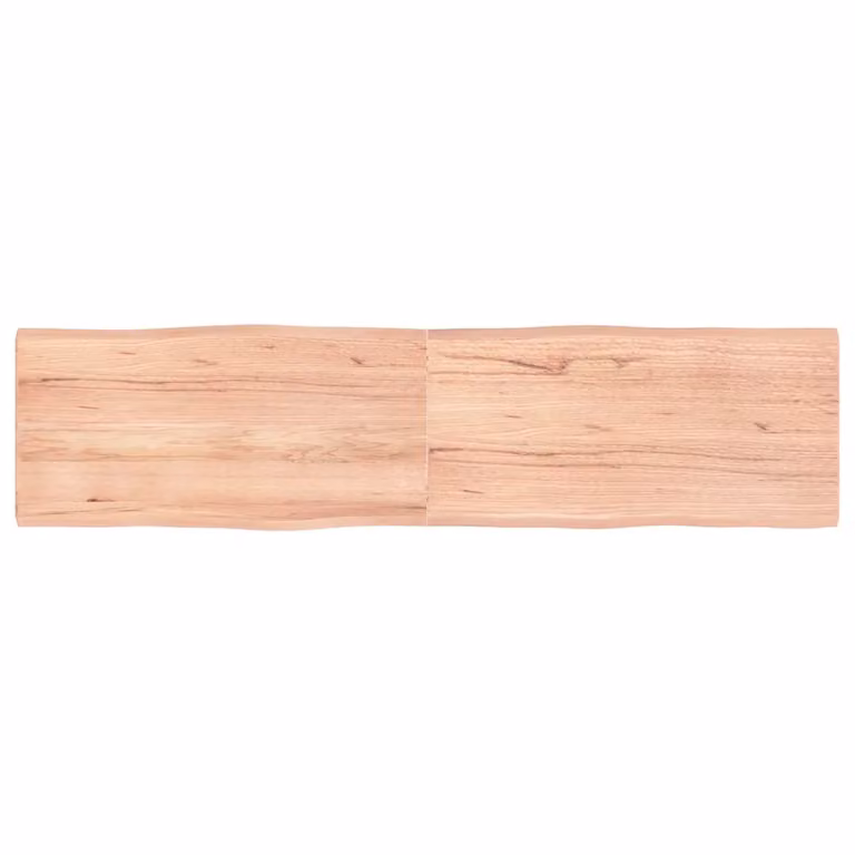 vidaXL Piano Tavolo Marrone Chiaro 160x40x(2-4) cm Rovere Non Trattato