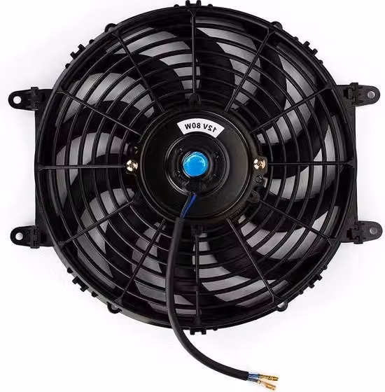 Ventilatore di raffreddamento a 12 pollici con 10 pale - 80W ventilatore di raffreddamento elettrico (12 pollici) Auto ventilatore