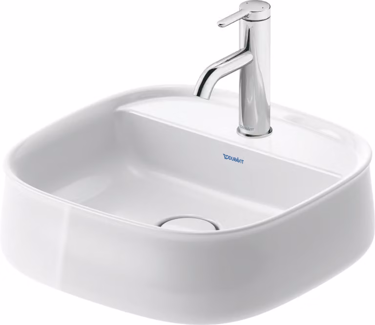 Duravit Zencha lavabo à poser 420 mm, un trou pour robinet, 2374420071, 2374420071