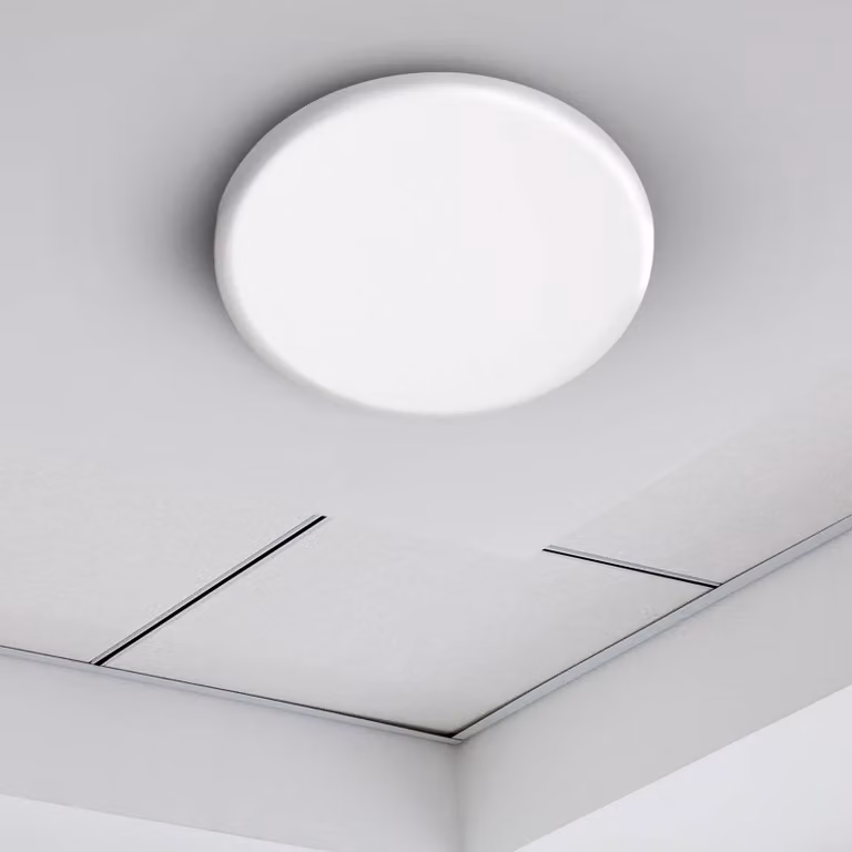 Näve Luci LED da incasso Suma, Ø 15,5 cm, bianca, dimmerabile, IP44 dimmerabile, Bianco / Opale, Bagno, Plastica