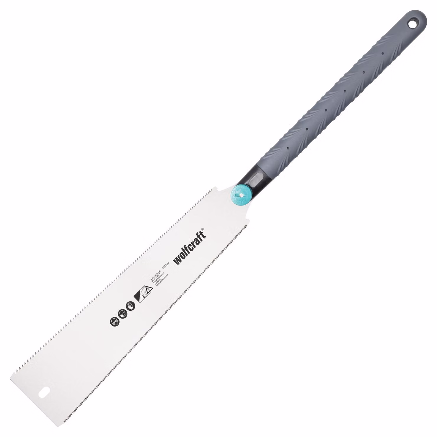 Wolfcraft - Sega giapponese a due lame, 330 mm, sega manuale per legno e plastica