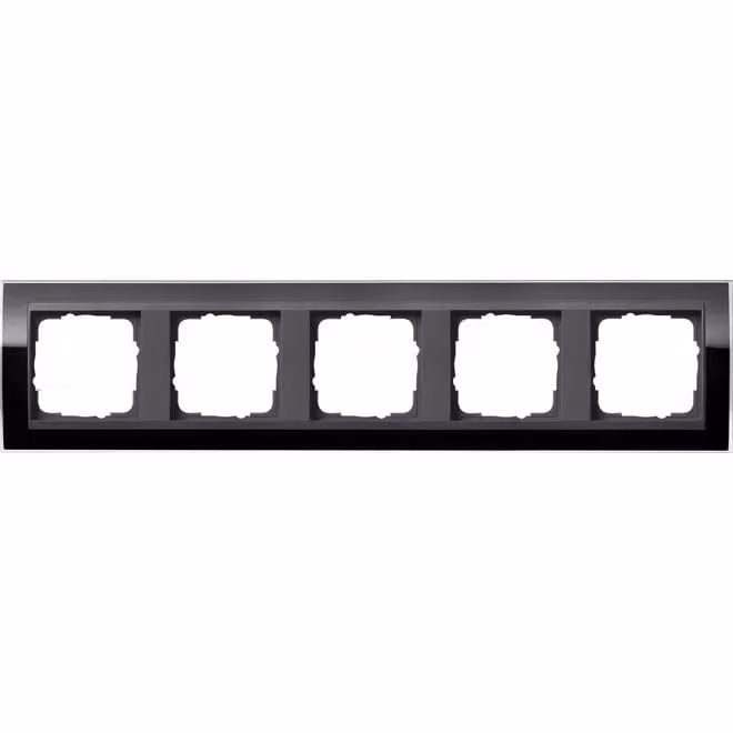 Gira 0215738 Cornice di copertura a 5 posti per Gira Event Klar Nero antracite