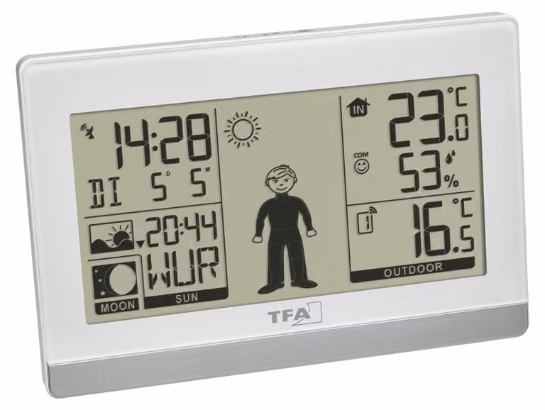TFA Weather Boy - Stazione meteo - senza fili - bianco