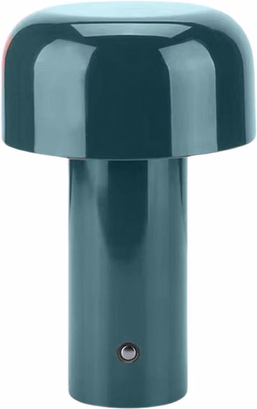 Lampada da tavolo elettrica – Verde – Controllo touch – Lampada LED portatile per bambini e adulti – Moderna lampada da comodino per la camera da letto