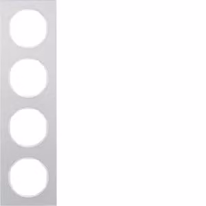 Berker 10142274 Cornice in alluminio/bianco polare Berker R.3
