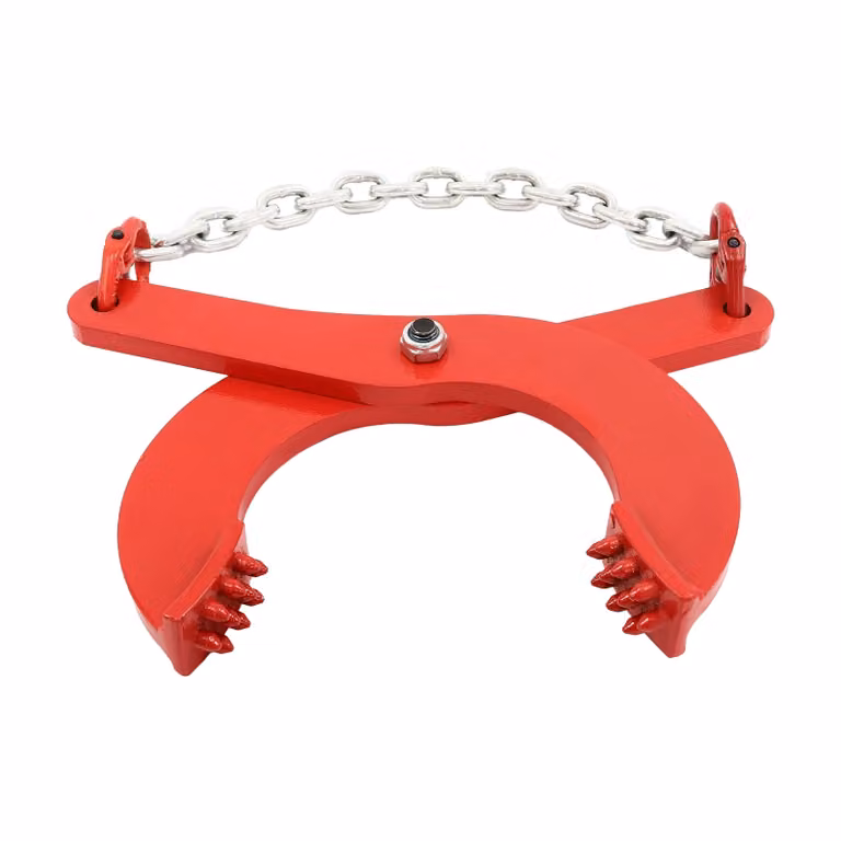 Morsetto per pallet, capacità di carico 2000 kg (4409,25 lbs), apertura delle ganasce regolabile da 0 a 17 mm (0-6,69 pollici), colore rosso