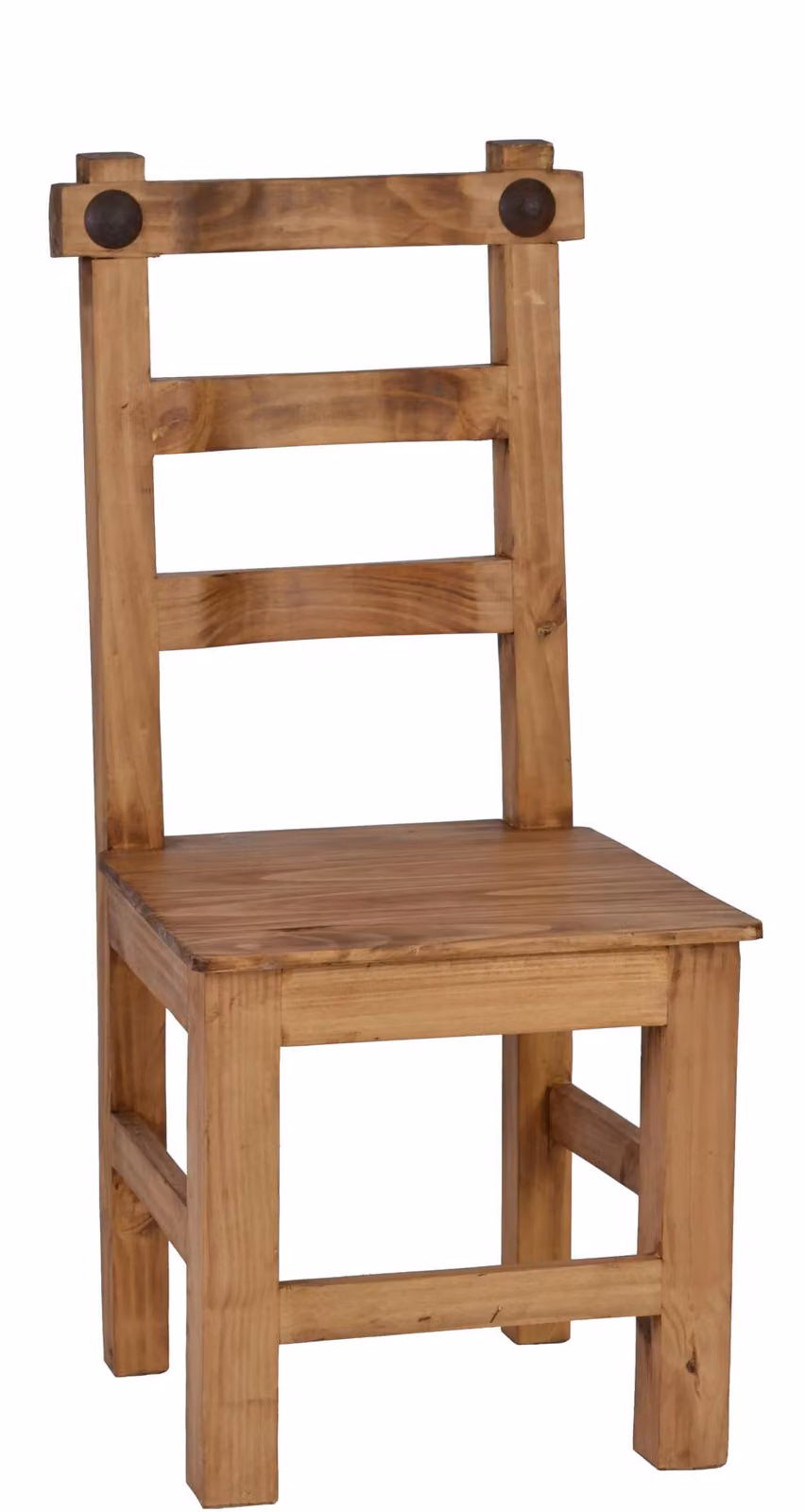 MiaMöbel Sedia da pranzo Mexico Möbel 46x100x44 cm Stile rustico Legno massello Pino miele
