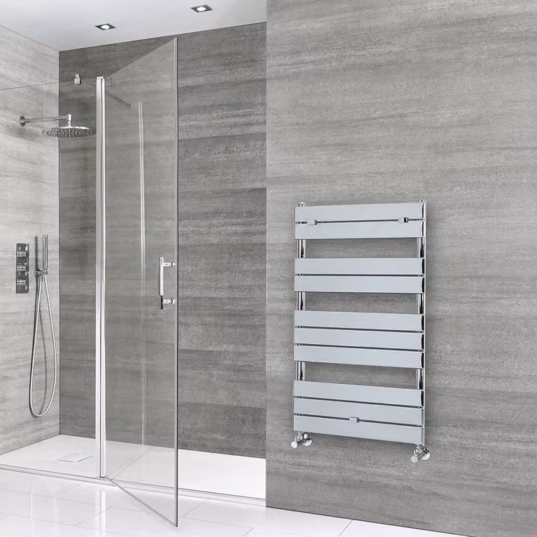 Scaldasalviette di Design - 1000mm x 600mm - Cromato - Lustro