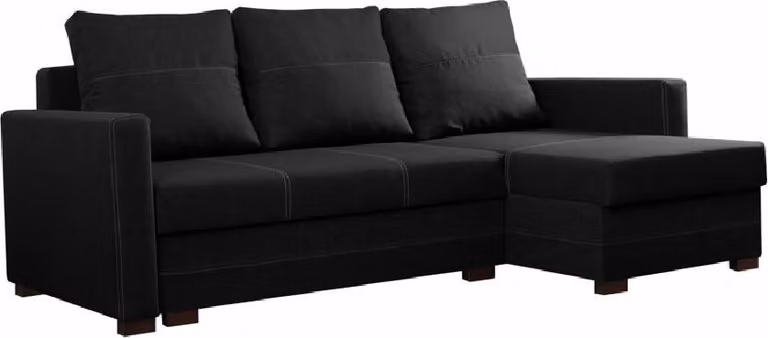 L-Form Sofa Designer mit Bettfunktion Wohnlandschaft Schlafsofa Ecksofa Couch