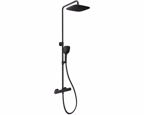Miscelatore termostatico per doccia RAVAK 10° Free nero X070160