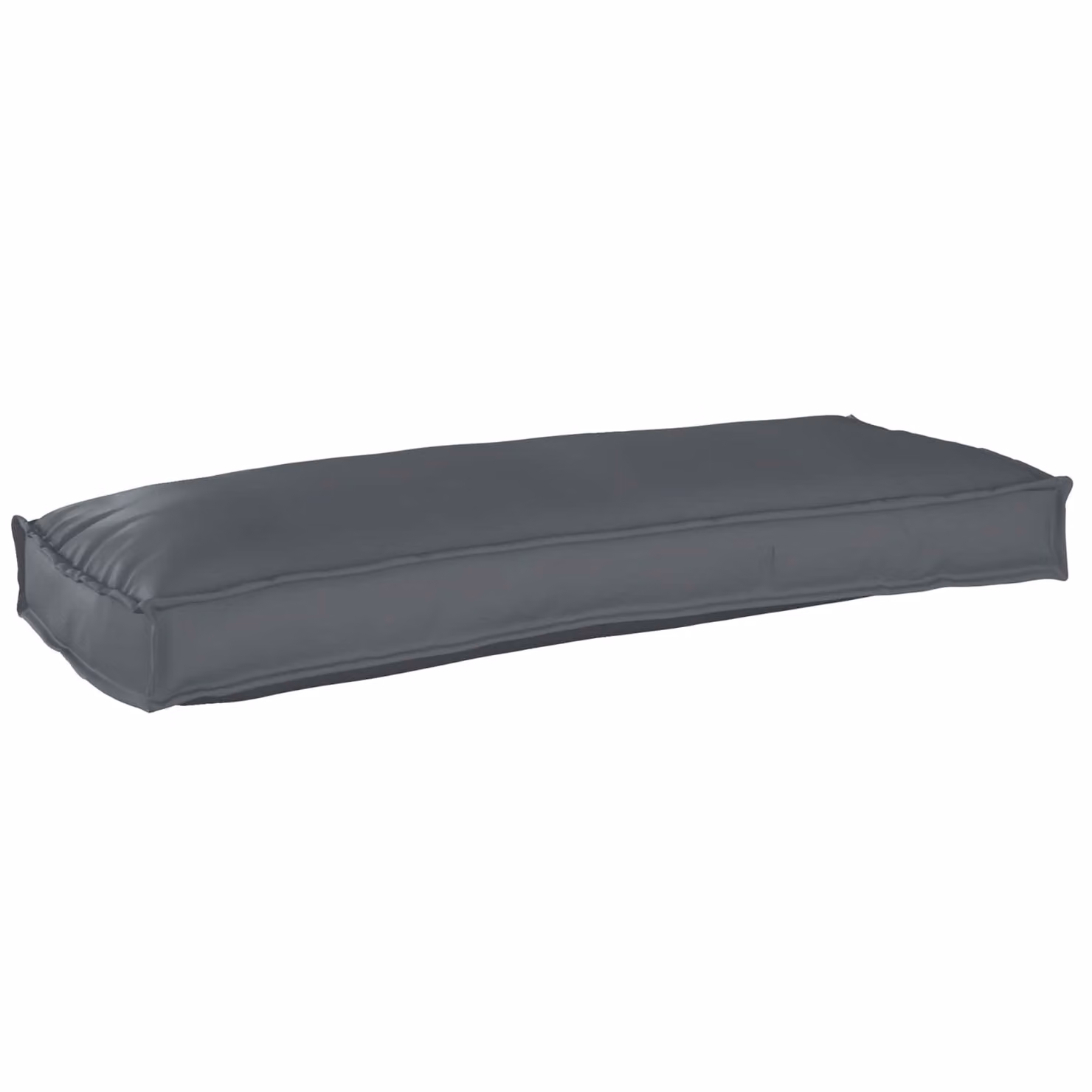 Cuscino in tessuto Oxford idrorepellente vidaXL, colore antracite, L 100 x P 40 x H 8 cm