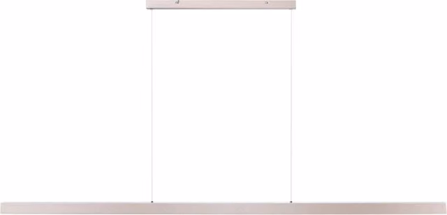 Lampada a sospensione LED Beliani in metallo color rame stile industriale per cucina e sala da pranzo L: 180 cm