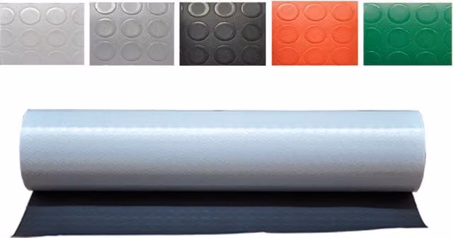 Tappeto a Bolle Verde Sp. 1 X in PVC 25 Mt 1,3 mm
