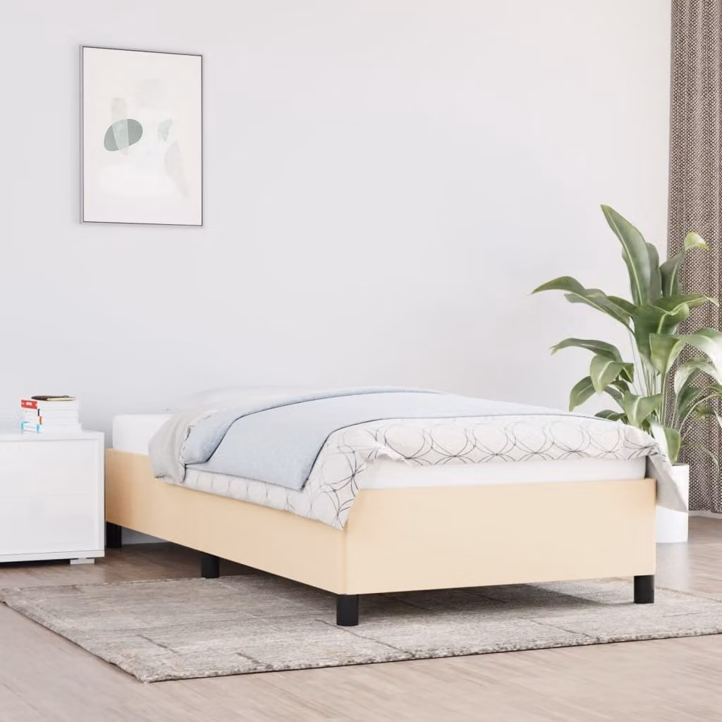 The Living Store rete Crema 90x200 cm Tessuto
