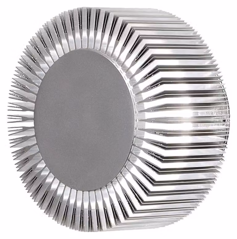 Lanterne da parete Monza, rotonde, con LED da 5W, 335 lumen, 3000K, in alluminio e vetro