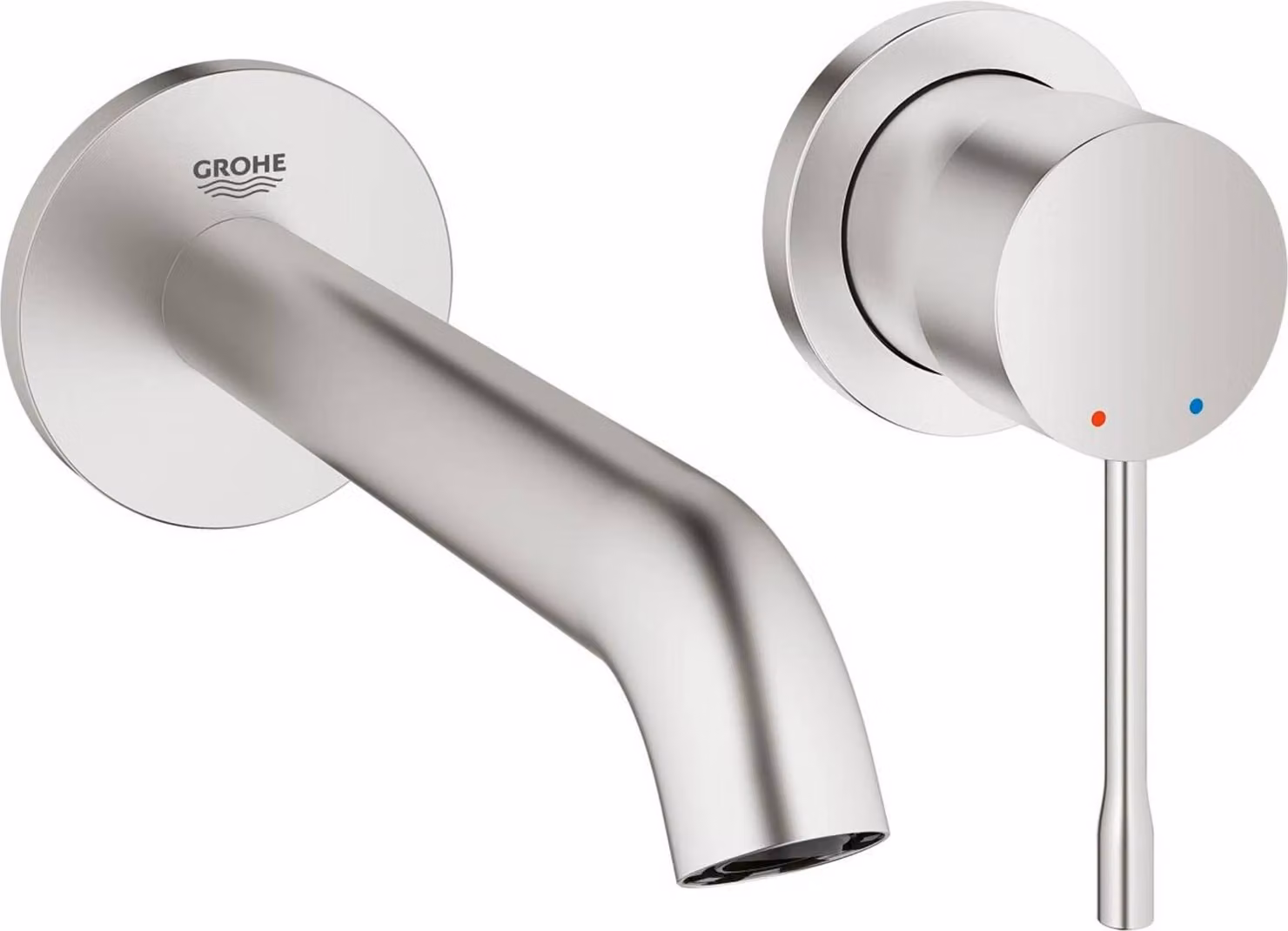 GROHE miscelatore da incasso per lavabo ESSENCE supersteel opaco senza base da incasso 19408DC1