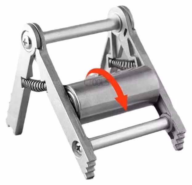 Supporto per cavi, realizzato in lega di alluminio resistente, efficiente per applicazioni elettriche, colore argento