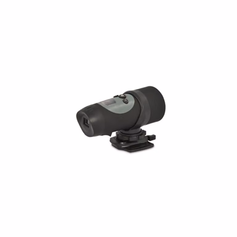 Fotocamera impermeabile per avventure, 720p, supporti e scheda SD da 1 GB