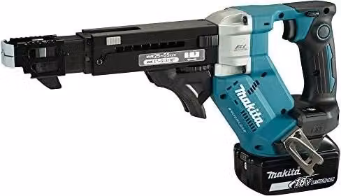 Makita DFR551Z Avvitatore Automatico 18V con Motore Brushless, 6000 rpm, 440 W, Tecnologia Push Drive XPT, Nero