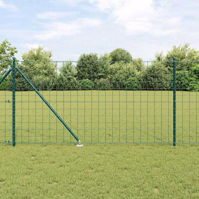 Maison Exclusive - Recinzione con Posto Verde 1 x 25 m Acciaio