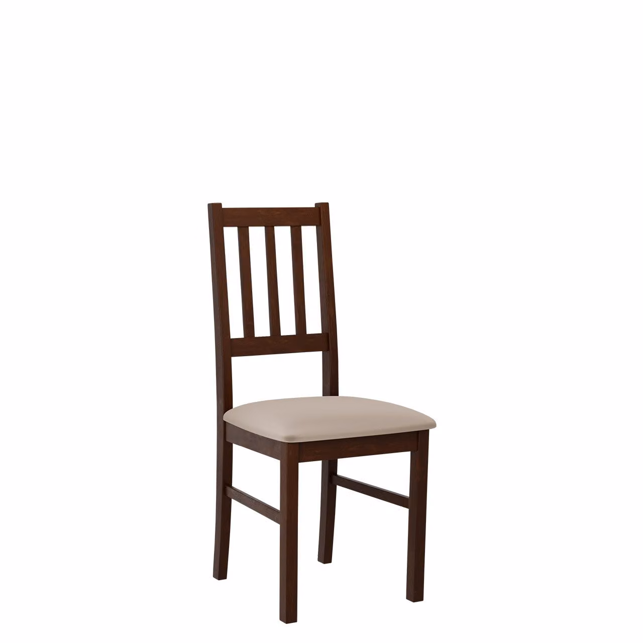 Sedia per la cucina EDON 4 - noce / beige